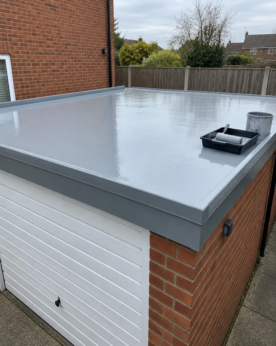 Garage roof replacement in Axminster